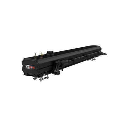 Black Rooftop Aluminum Potable Water Tanks Rugged 26L For Camping